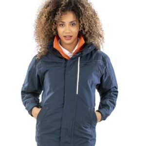 Result Work-Guard Denim Texture Rugged Jacket | Navy
