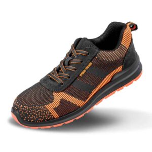 Result Work-Guard Hardy SRA SB Safety Trainers | Black/Orange