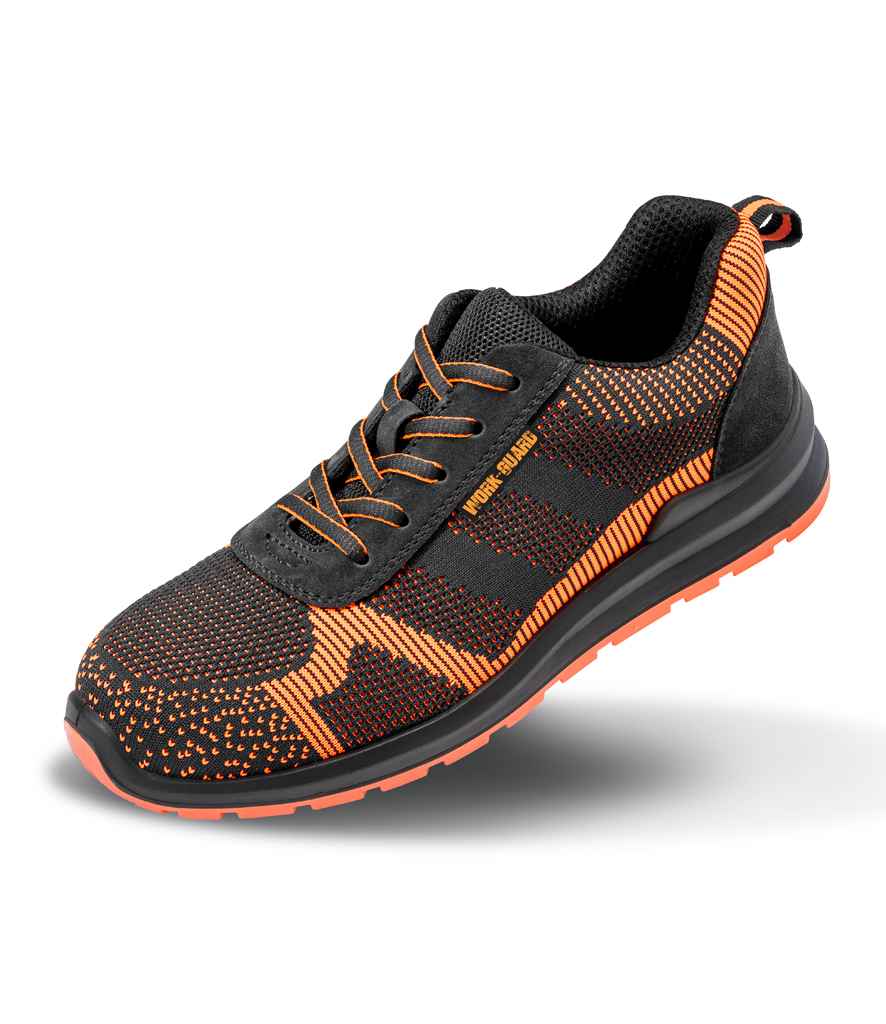 Result Work-Guard Hardy SRA SB Safety Trainers | Black/Orange