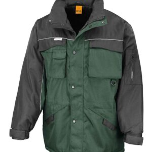 Result Work-Guard Heavy Duty Combo Coat | Bottle Green/Black