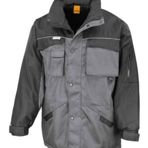 Result Work-Guard Heavy Duty Combo Coat | Grey/Black