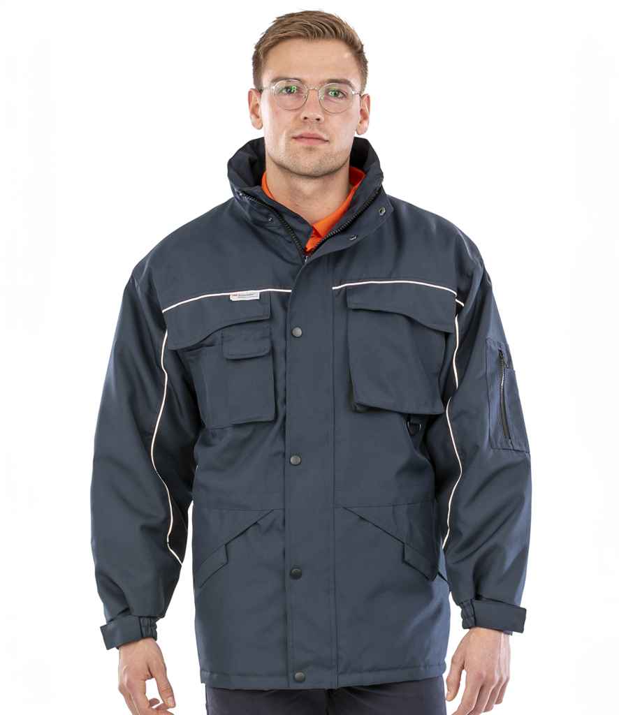 Result Work-Guard Heavy Duty Combo Coat | Navy/Navy