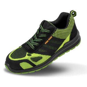 Result Work-Guard Hicks SRA SB Safety Trainers | Neon Green/Black