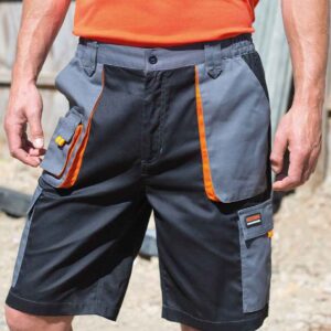 Result Work-Guard Lite Shorts | Black/Grey