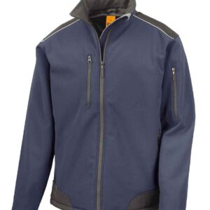 Result Work-Guard Ripstop Soft Shell Jacket | Navy/Black