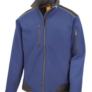 Result Work-Guard Ripstop Soft Shell Jacket | Royal Blue/Black