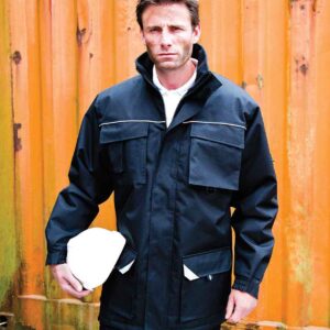 Result Work-Guard Sabre Long Coat | Navy