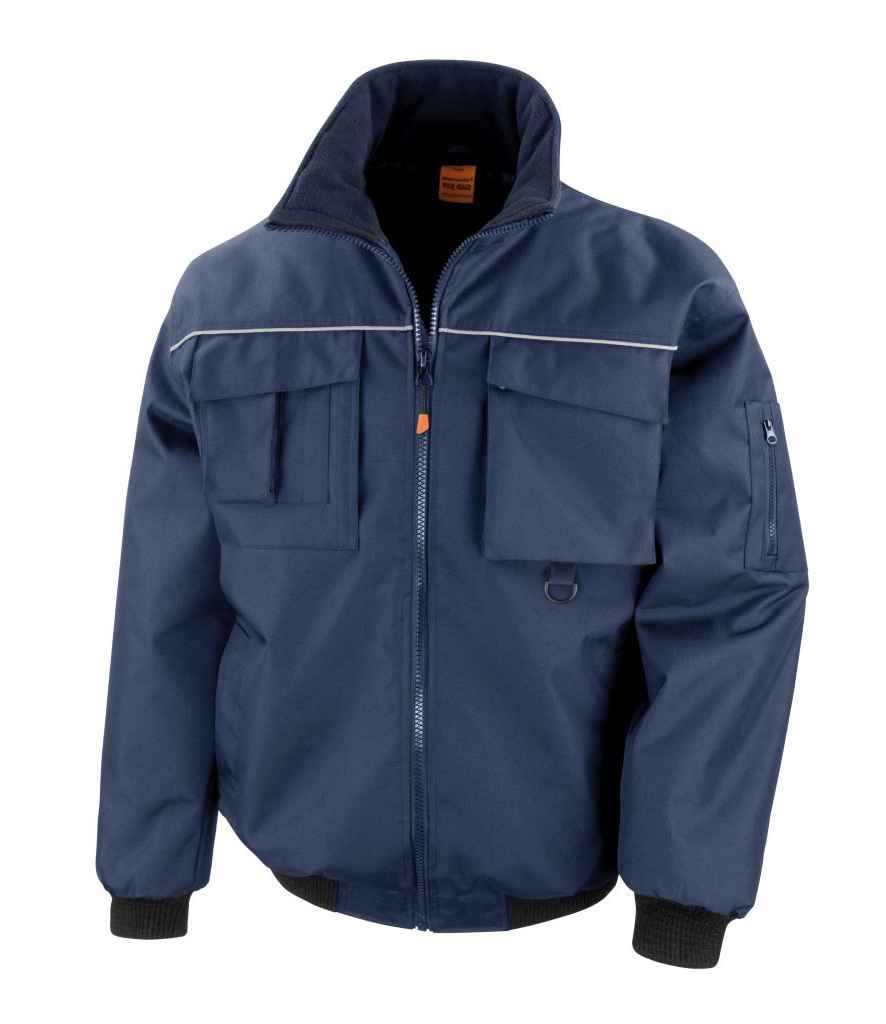 Result Work-Guard Sabre Pilot Jacket | Navy - Image 2