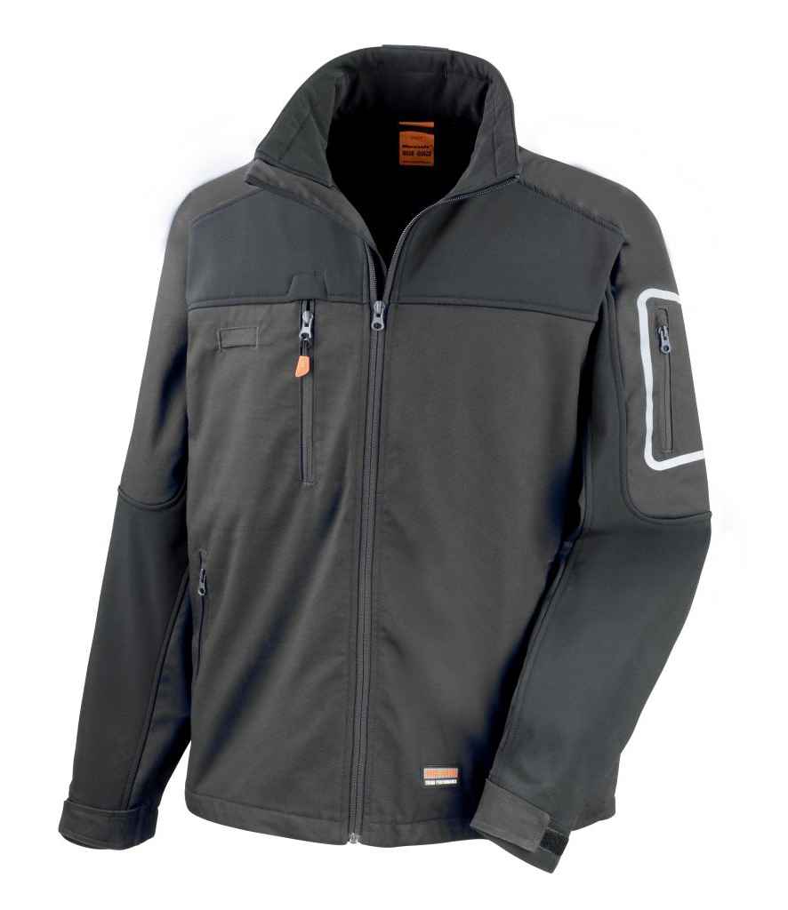 Result Work-Guard Sabre Soft Shell Jacket | Black - Image 2