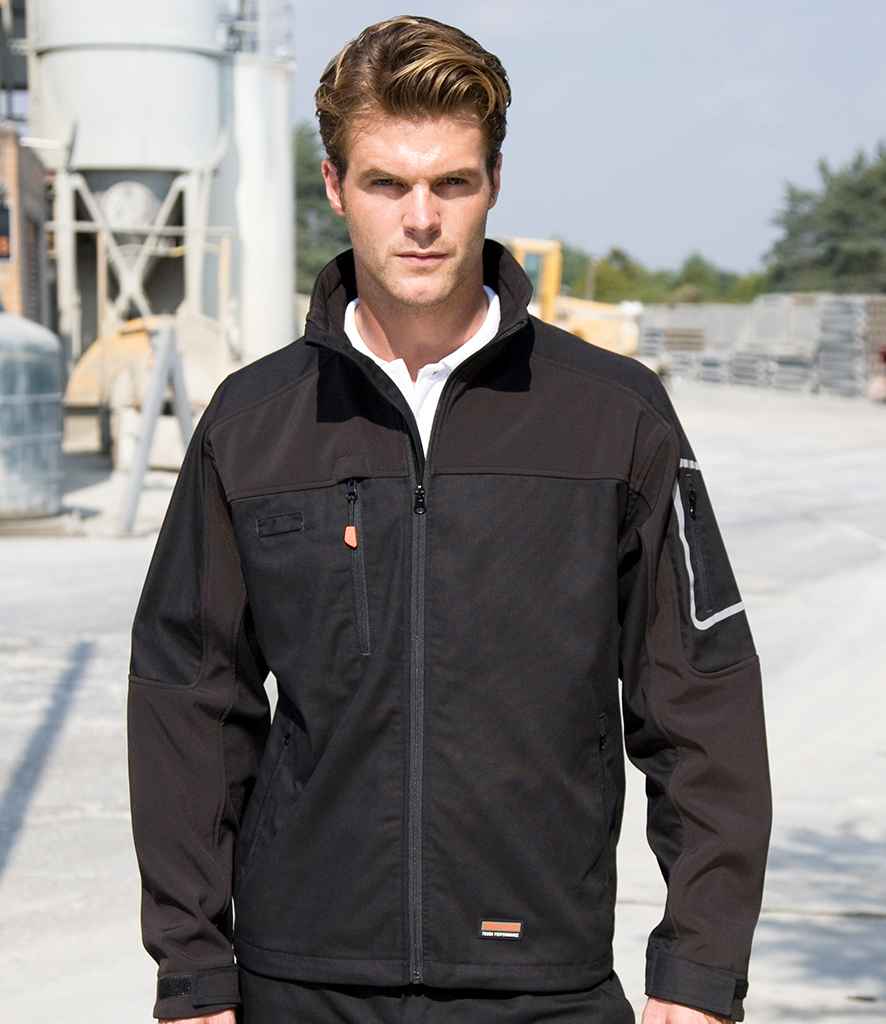 Result Work-Guard Sabre Soft Shell Jacket | Black