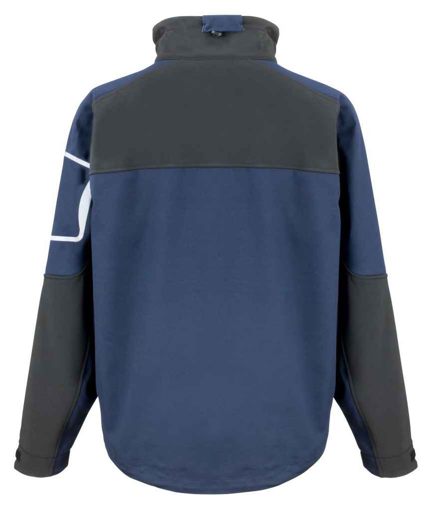 Result Work-Guard Sabre Soft Shell Jacket | Navy - Image 2