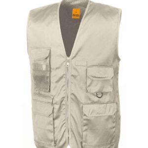 Result Work-Guard Safari Waistcoat | Camel