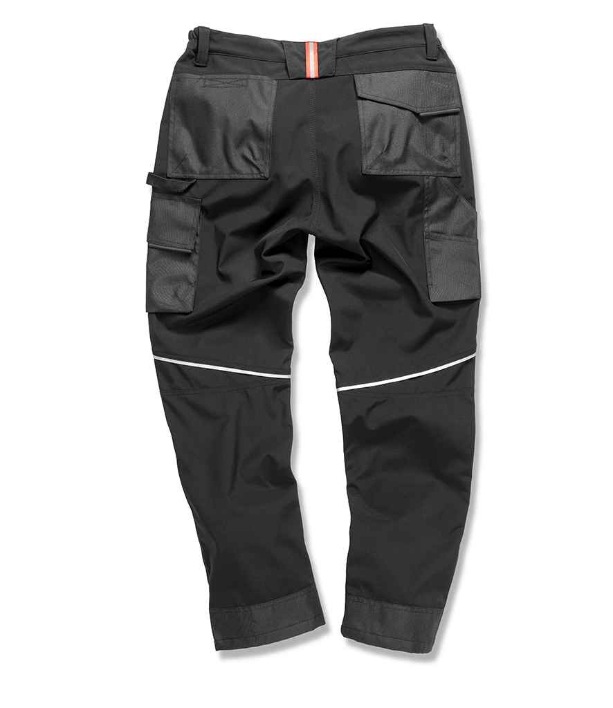 Result Work-Guard Slim Fit Soft Shell Trousers | Black - Image 4