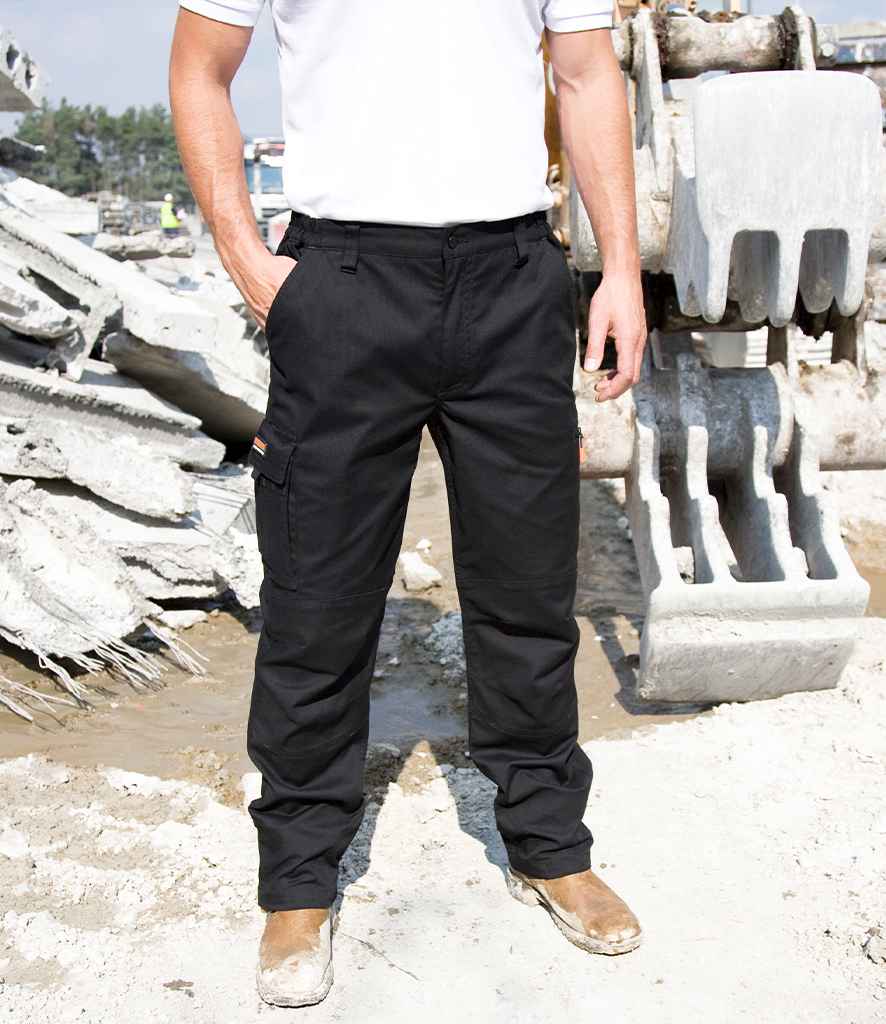 Result Work-Guard Stretch Trousers | Black