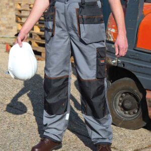 Result Work-Guard X-Over Holster Trousers | Grey/Black