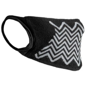 Result ZigZag Anti-Bacterial Face Cover | Black/Grey