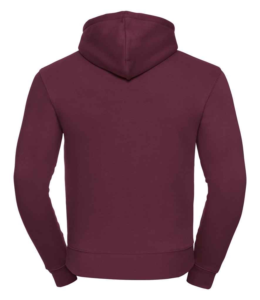 Russell Authentic Hooded Sweatshirt | Burgundy - Image 2