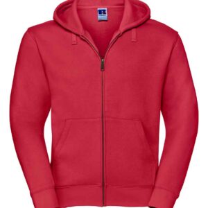 Russell Authentic Zip Hooded Sweatshirt | Classic Red