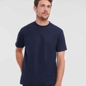 Russell Classic Heavyweight Combed Cotton T-Shirt | French Navy