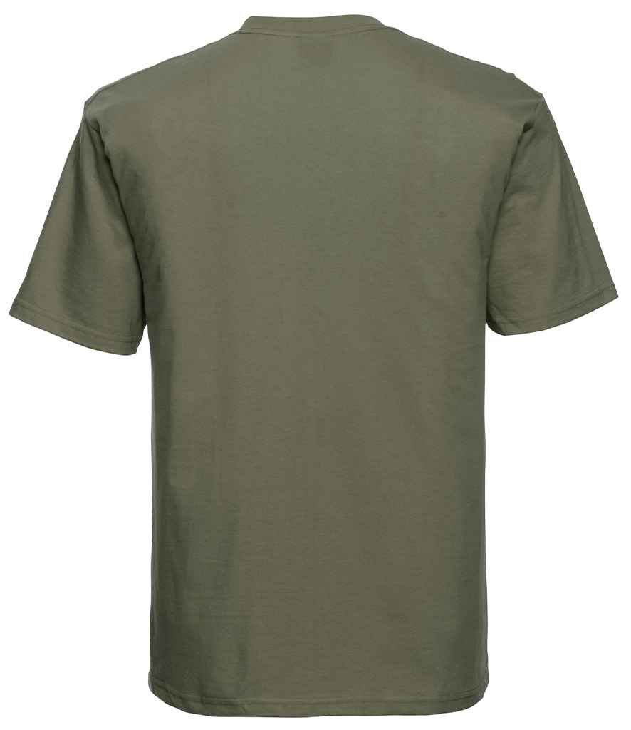 Russell Classic Ringspun T-Shirt | Olive Green - Image 3