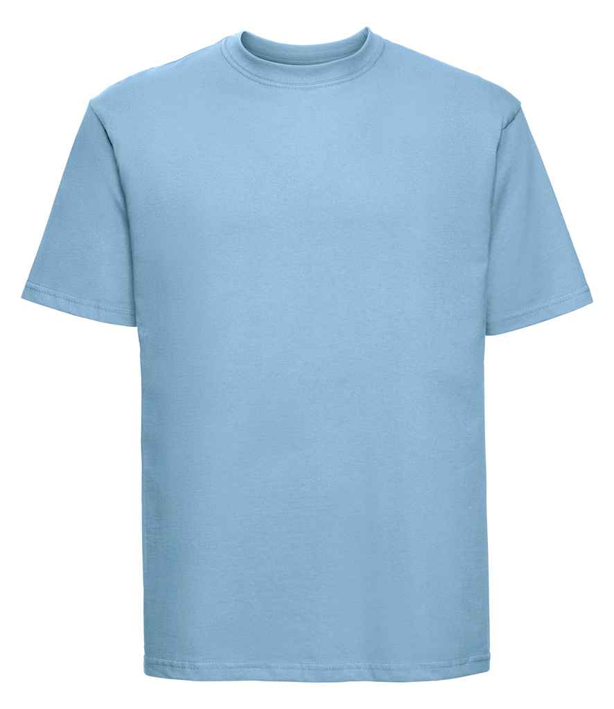 Russell Classic Ringspun T-Shirt | Sky Blue - Image 2
