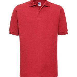 Russell Hardwearing Poly/Cotton Piqué Polo Shirt | Bright Red