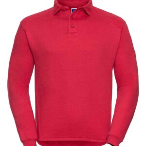 Russell Heavy Duty Collar Sweatshirt | Classic Red
