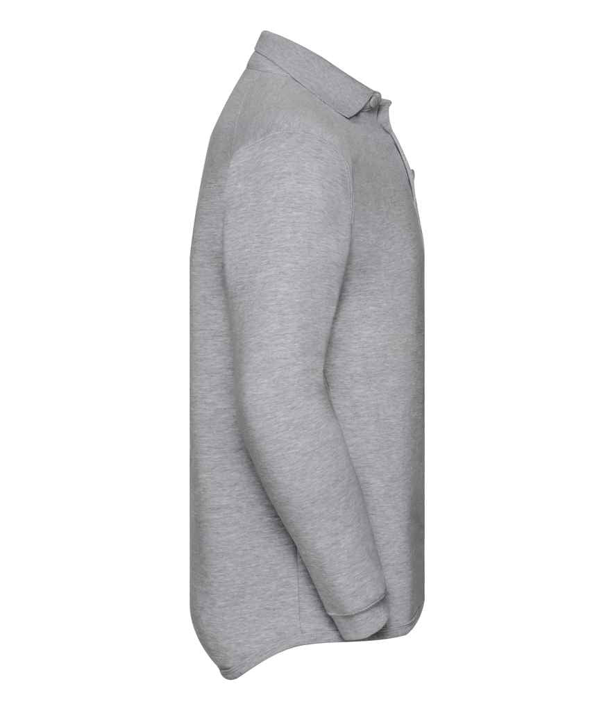 Russell Heavy Duty Collar Sweatshirt | Light Oxford - Image 3
