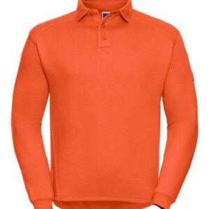 Russell Heavy Duty Collar Sweatshirt | Orange