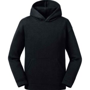 Russell Kids Authentic Hooded Sweatshirt | Black