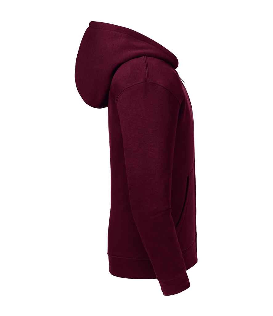 Russell Kids Authentic Zip Hooded Sweatshirt | Burgundy - Image 3