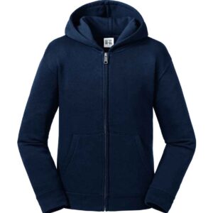 Russell Kids Authentic Zip Hooded Sweatshirt | French Navy