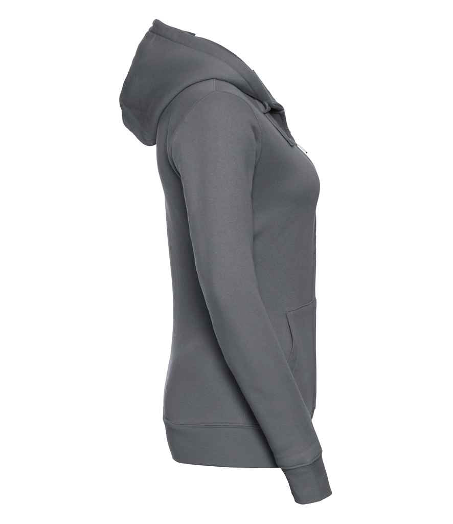 Russell Ladies Authentic Zip Hooded Sweatshirt | Convoy Grey - Image 3