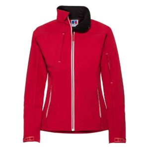 Russell Ladies Bionic Soft Shell Jacket | Classic Red