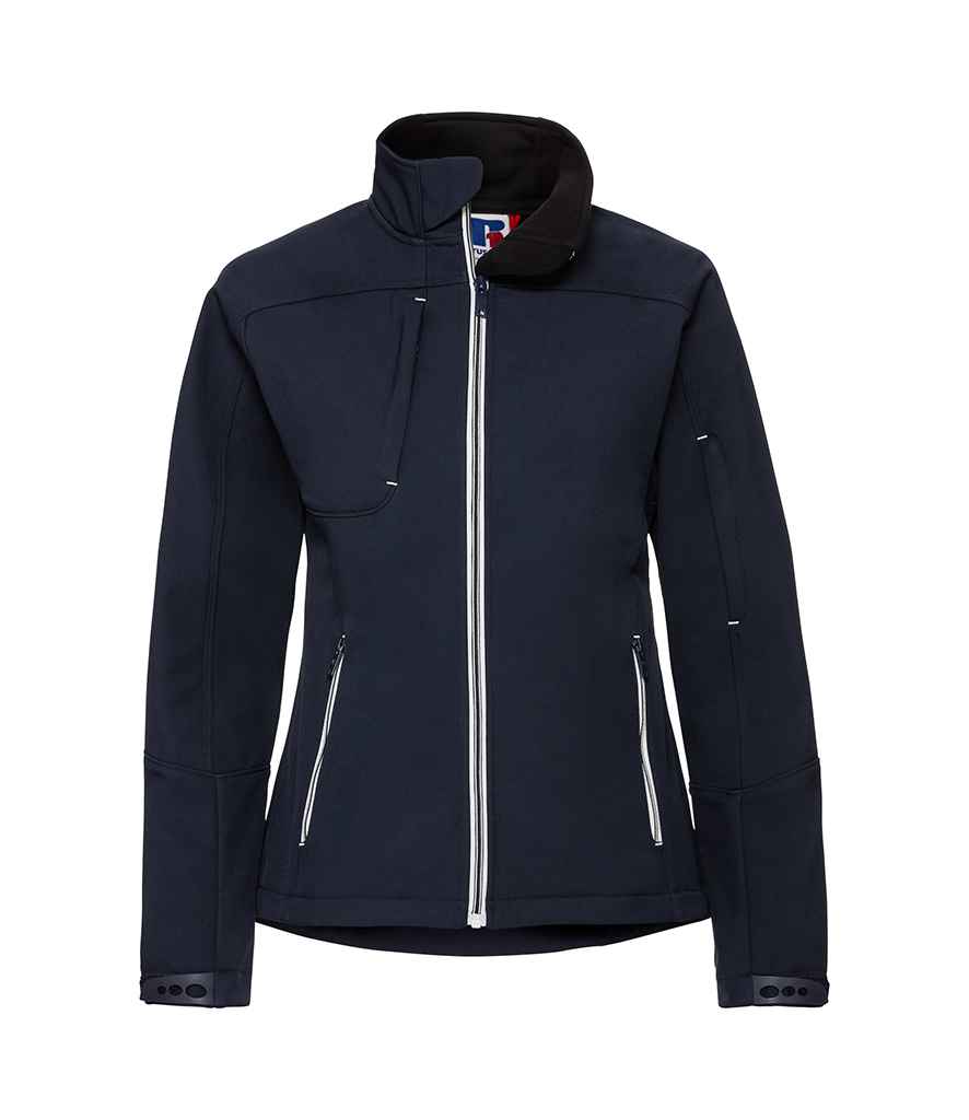 Russell Ladies Bionic Soft Shell Jacket | French Navy - Image 2