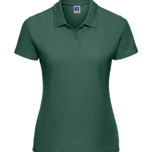 Russell Ladies Classic Poly/Cotton Piqué Polo Shirt | Bottle Green