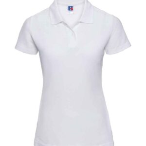 Russell Ladies Classic Poly/Cotton Piqué Polo Shirt | White