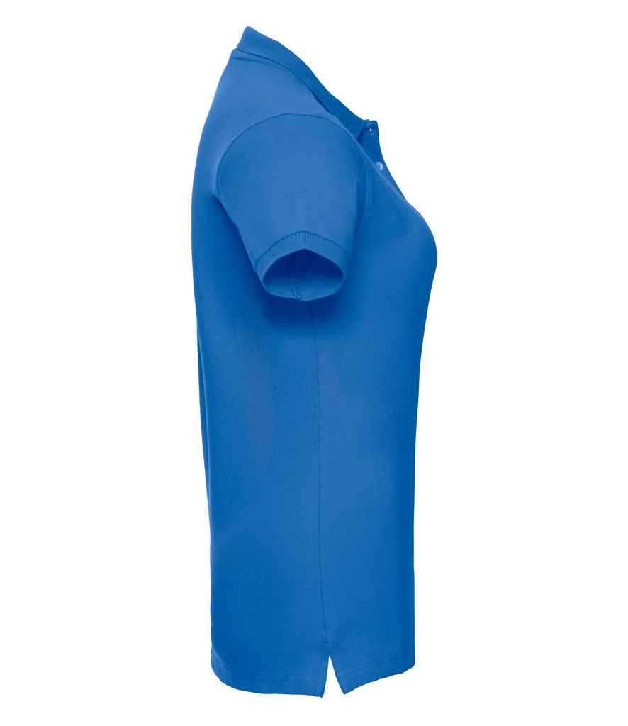 Russell Ladies Stretch Piqué Polo Shirt | Azure - Image 3