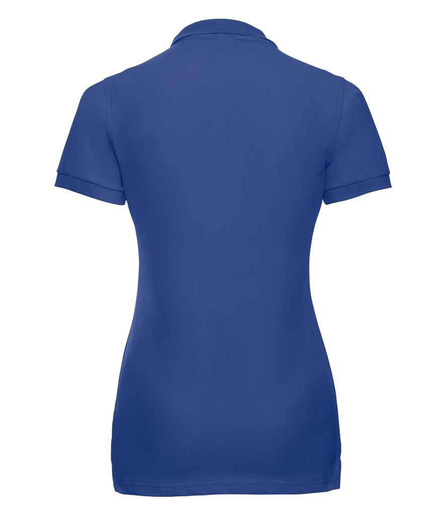 Russell Ladies Stretch Piqué Polo Shirt | Bright Royal - Image 2
