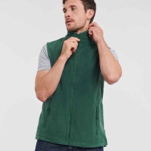 Russell Outdoor Fleece Gilet | Bottle Green