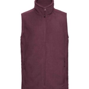 Russell Outdoor Fleece Gilet | Burgundy