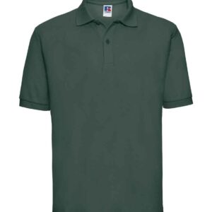 Russell Poly/Cotton Piqué Polo Shirt | Bottle Green