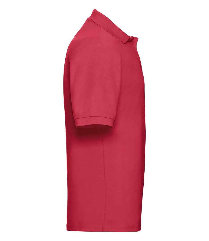 Russell Poly/Cotton Piqué Polo Shirt | Classic Red - Image 3