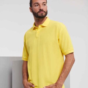 Russell Poly/Cotton Piqué Polo Shirt | Yellow