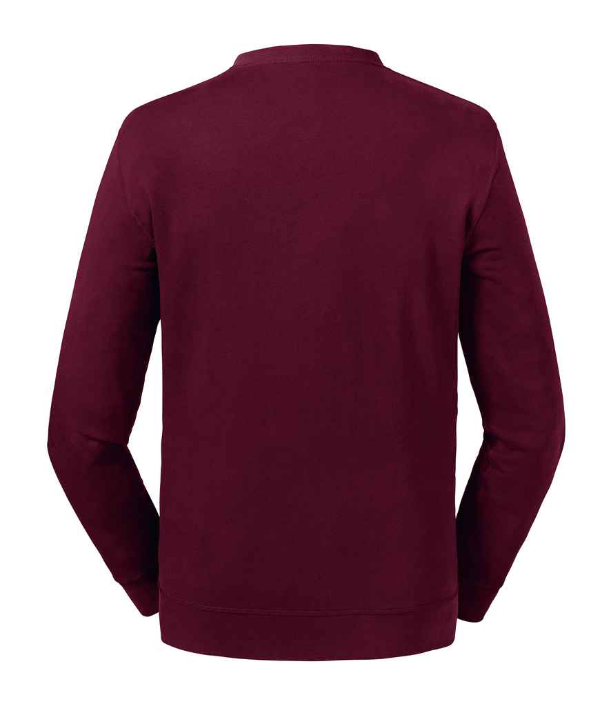 Russell Pure Organic Reversible Sweatshirt | Burgundy - Image 2