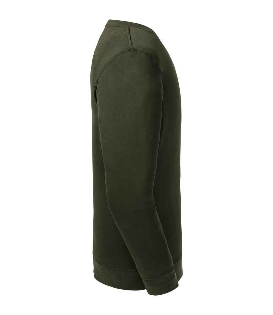 Russell Pure Organic Reversible Sweatshirt | Dark Olive - Image 3