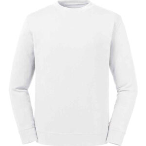 Russell Pure Organic Reversible Sweatshirt | White