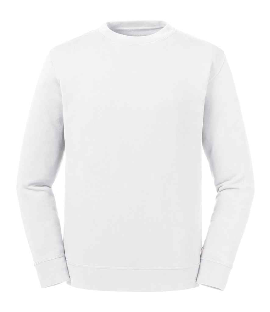 Russell Pure Organic Reversible Sweatshirt | White