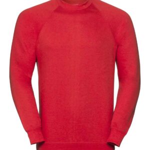 Russell Raglan Sweatshirt | Bright Red