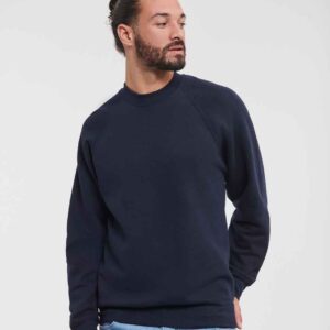 Russell Raglan Sweatshirt | French Navy